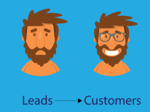 leads to customer faces
