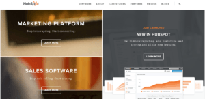 Hubspot Homepage Sections
