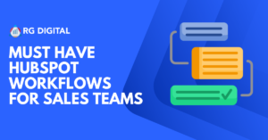 hubspot workflows for sales team top banner